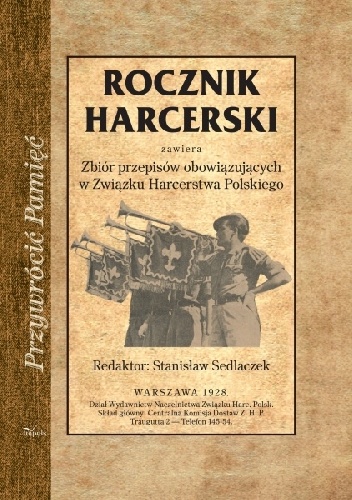 Okładka książki rocznik harcerski. zbiór przepisów obowiązujących w zhp